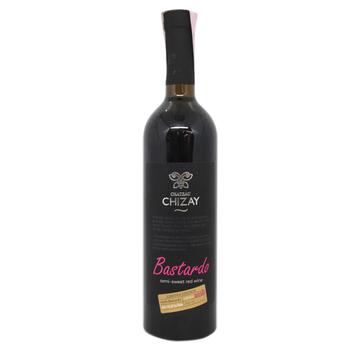 Chizay Chateau Bastardo Red Semi-dry Wine 12% 0.75l - buy, prices for Vostorg - photo 1