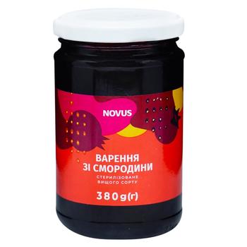 Варенье Novus Смородина 380г