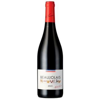 Вино Beaujolais Nouveau красное сухое 11% 0,75л - купить, цены на METRO - фото 1