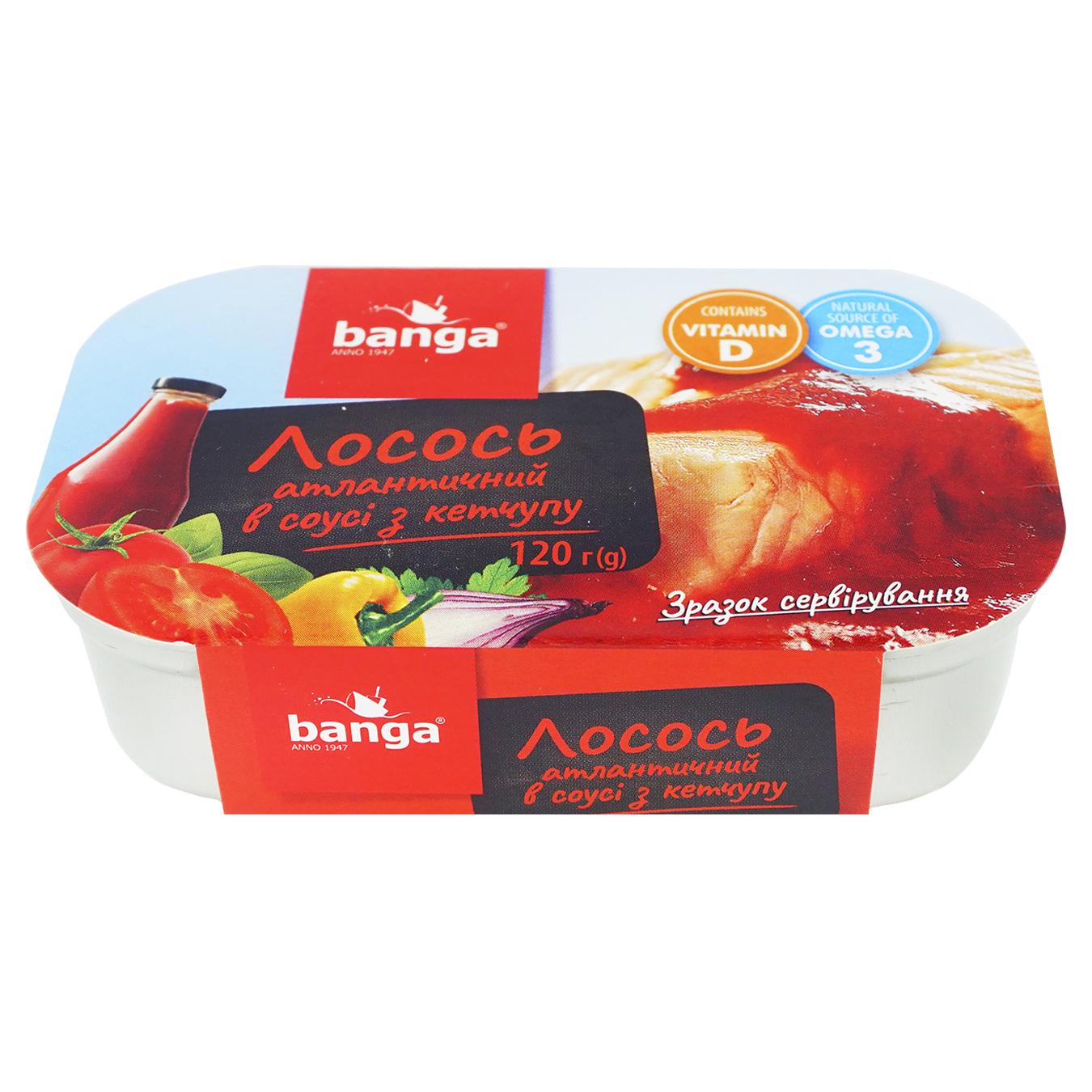 

Лосось атлантический Banga в соусе из кетчупа 120г