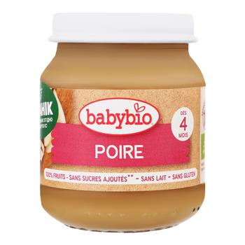 Babybio Organic Pear Puree from 4 Months 130g - buy, prices for - photo 1