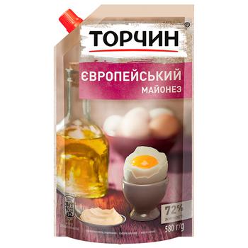 Майонез ТОРЧИН® Европейский 580г - купить, цены на Восторг - фото 1