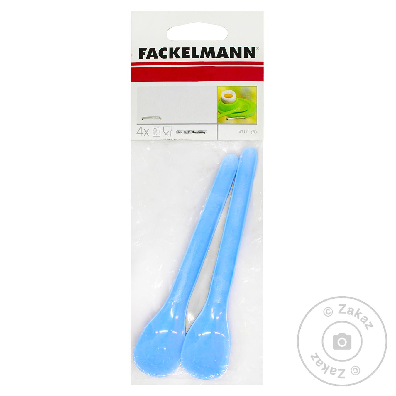 

Ложки Fackelmann для яйца пластиковая 4шт 12см