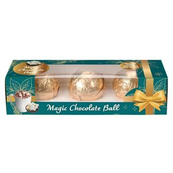 Маршмеллоу Becky's Magic Chocolate Balls в шоколадном шаре 120г - купить, цены на METRO - фото 3