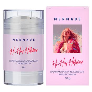 Mermade Hi-Hey Holiday Perfumed Roll-On Deodorant with Probiotic 50ml