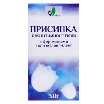 Присипка Vedan для інтимної гігієни з феромонами та олією іланг-іланг 50г