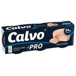 Тунець Calvo +Pro у власному соку 3x65г