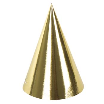 Party Khata Party Hats 5pcs Golden