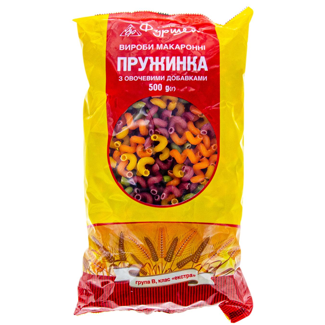 

Изделия макаронные Фуршет Пружинка с овощными добавками 500г