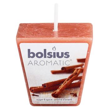 Bolsius Aromatic Sugar And Spices Candle 4.7х4.7cm 1pc - buy, prices for Tavria V - photo 1