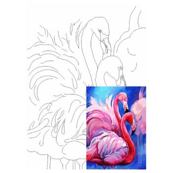 Rosa Flamingo Canvas 30x40cm - buy, prices for Vostorg - photo 1