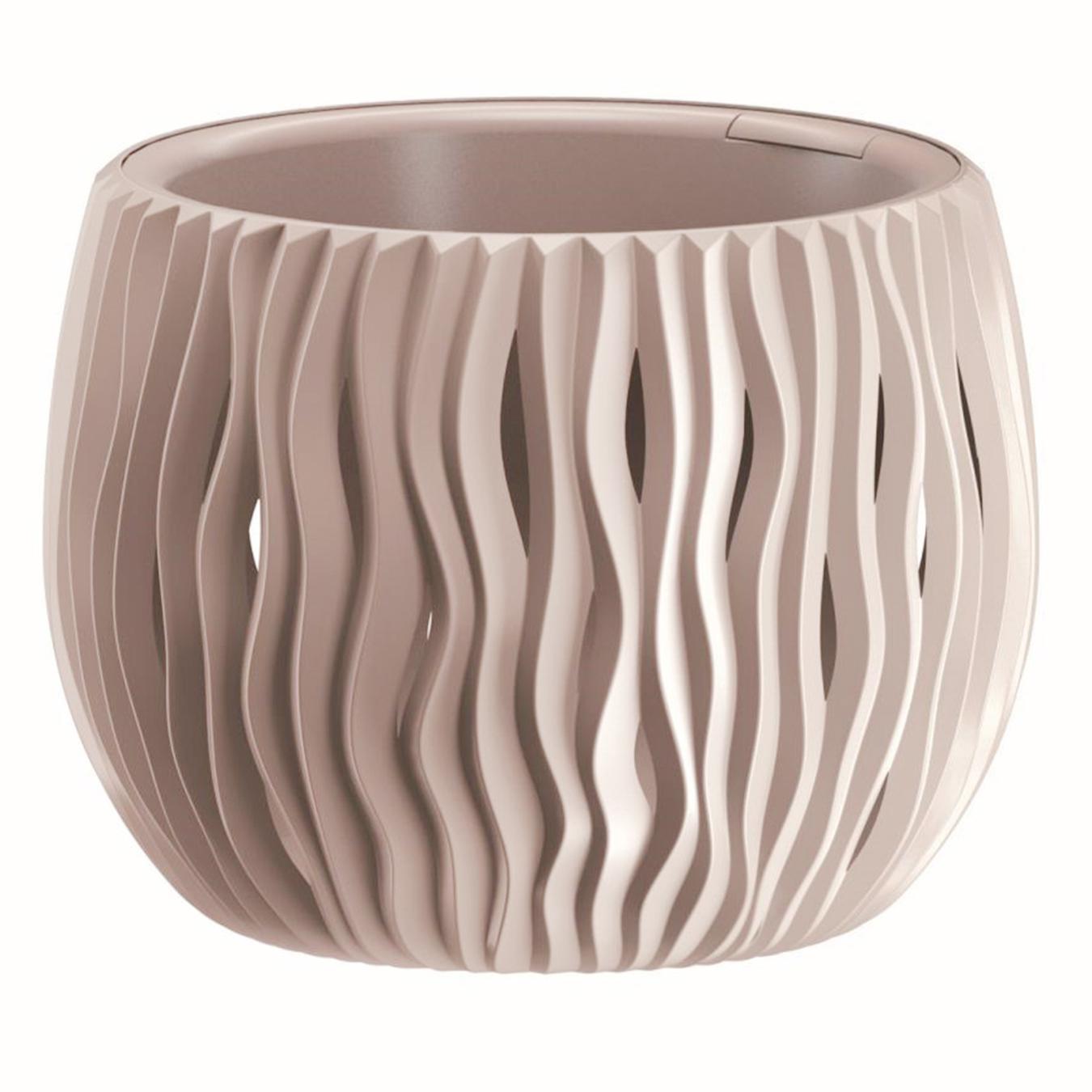 

Цветочный горшок Sandy Bowl мокка 180мм