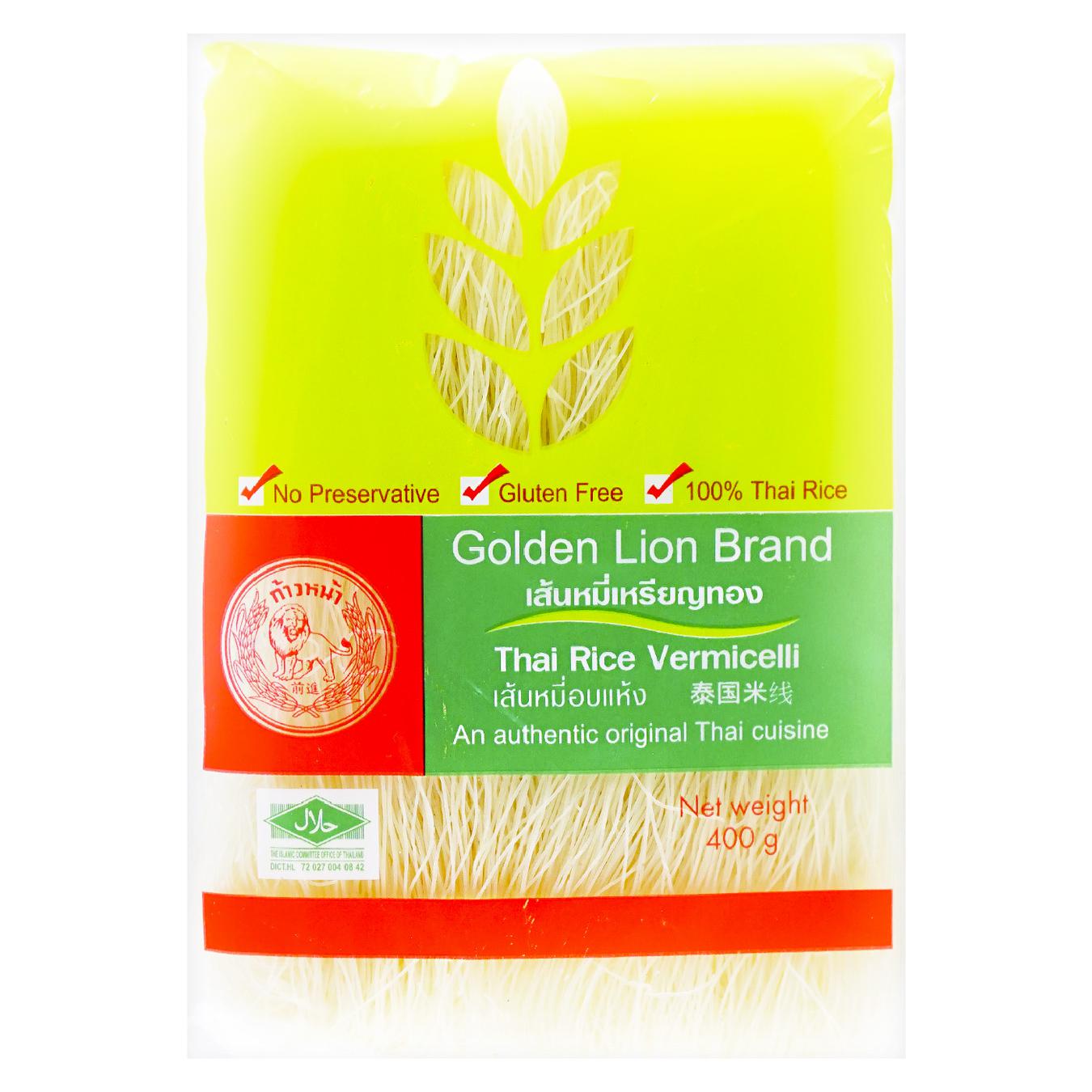 

Вермишель Golden Lion рисовая тайская 400г