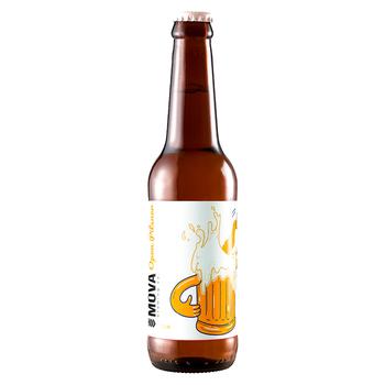 Mova Pilsner Light Unfiltered Beer 5.3% 0.33l - buy, prices for Epicentr FOOD - photo 2