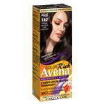 Крем-краска для волос устойчивая AVENA Rich Color 142 Черный шоколад