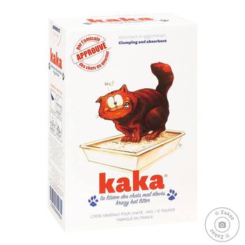 Наполнитель гигиенический Kaka бентонитовый для котов 5кг