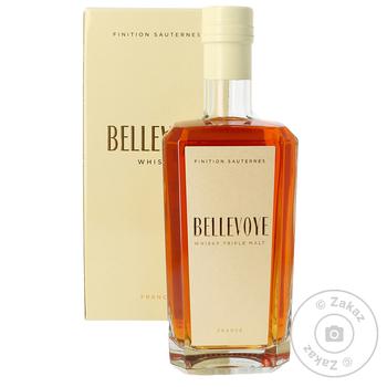 Виски Bellevoye Sauternes Finish 40% 0,7л в коробке - купить, цены на - фото 1