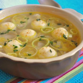 Куриный бульон с манными клецками - Image