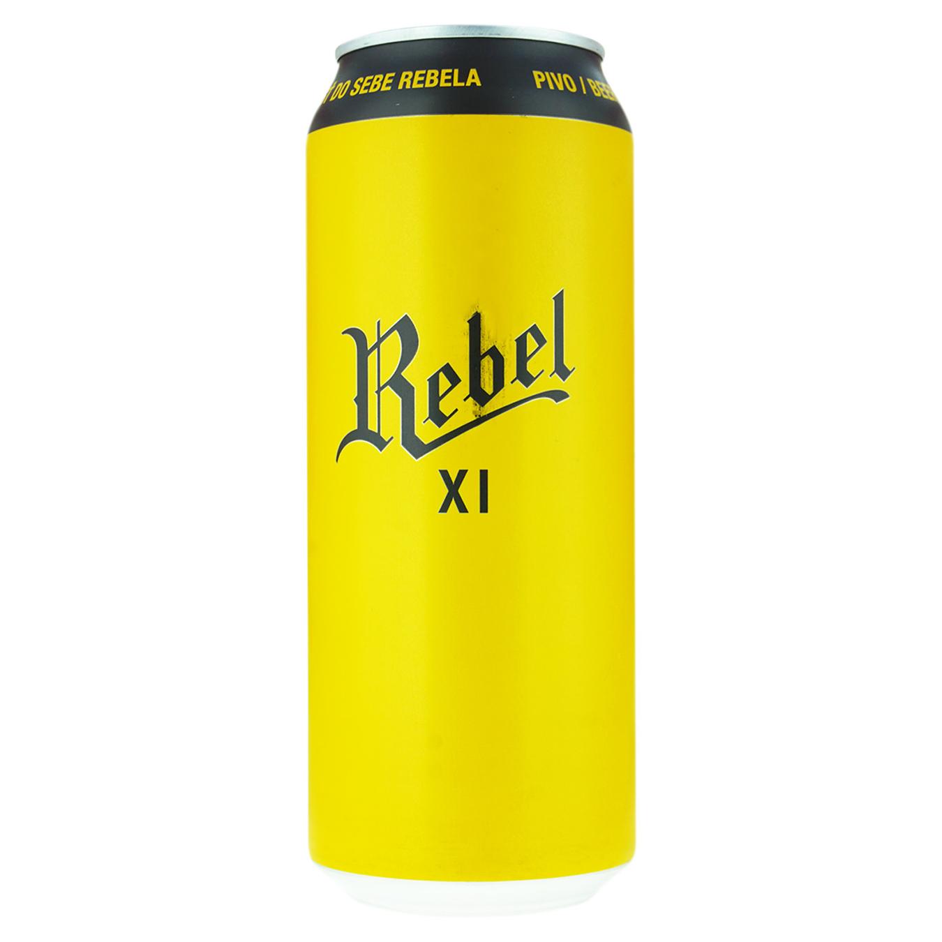 

Пиво Rebel XI светлый лагер 4.6% 0.5л