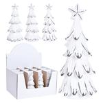 Koopman White Christmas Tree Figure