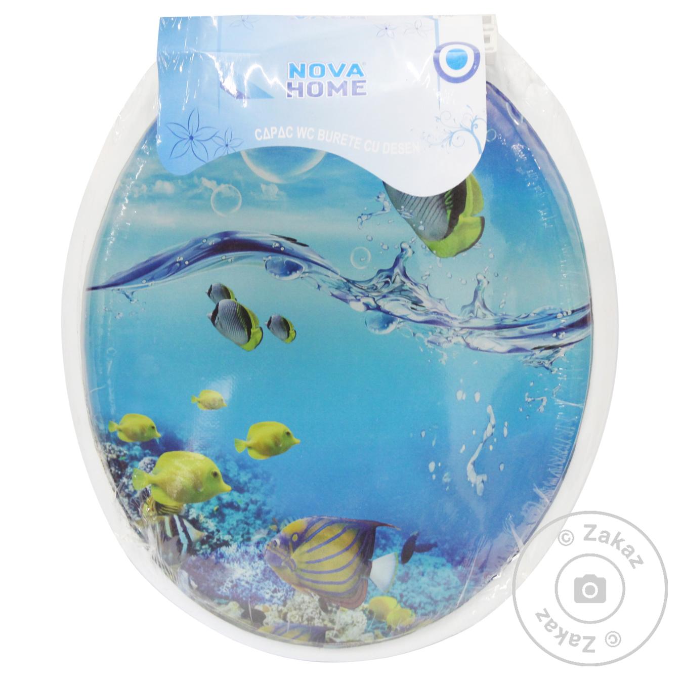 

Сиденье для унитаза NovaHome Picasso мягкое