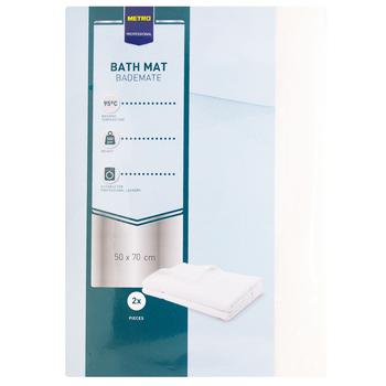 bath mat metro professional 2pcs 50x70cm