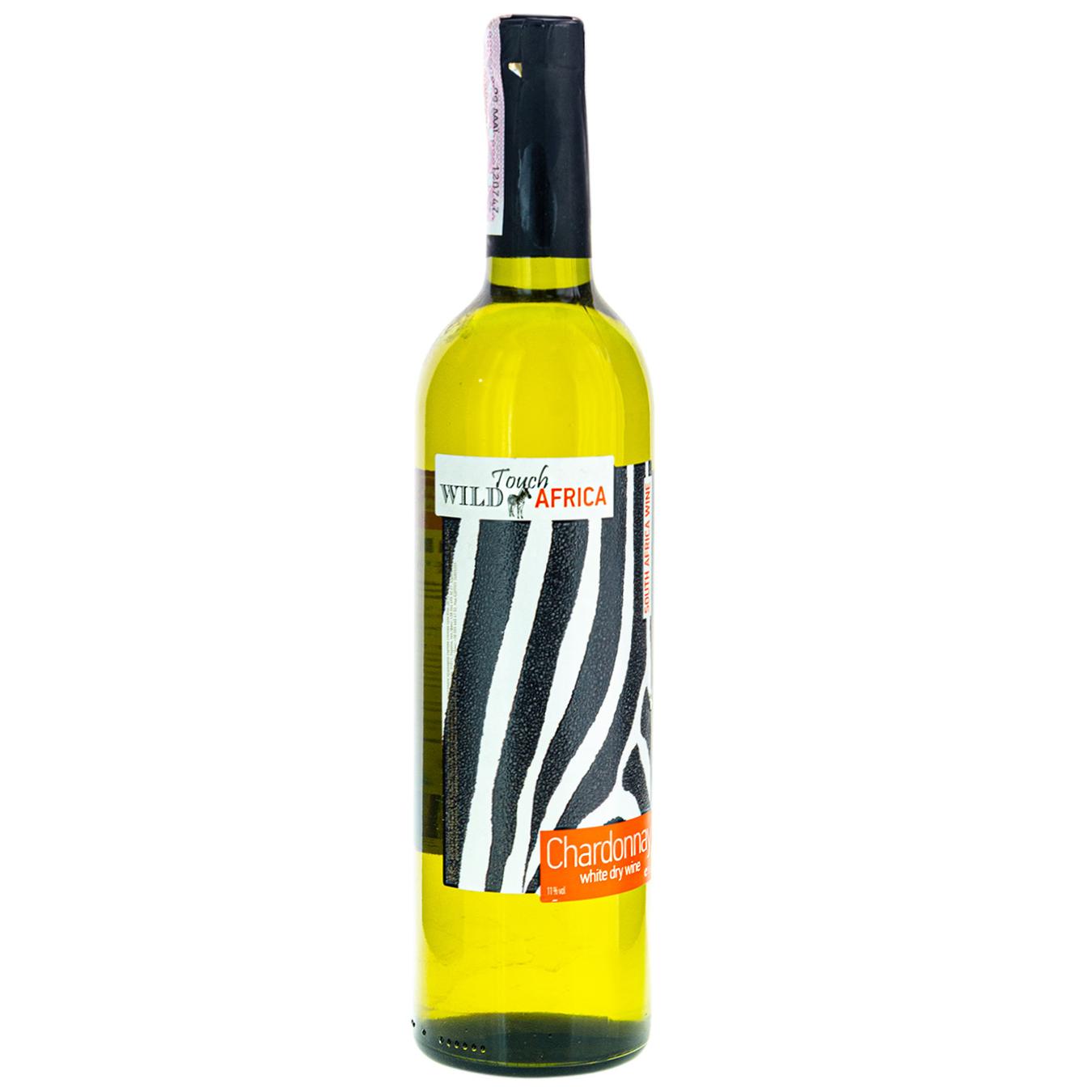 

Вино Wild Touch Africa Chardonnay белое сухое 0.75л