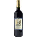 Вино Baron de Lirodeau красное полусладкое 10.5% 750мл