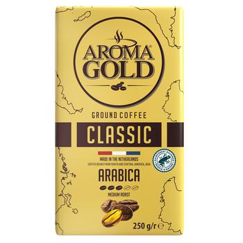 Кава Aroma Gold Arabica мелена 250г - купити, ціни на ЕКО Маркет - фото 2