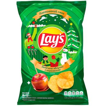 Чипси Lays запечене яблуко з карамеллю 95г