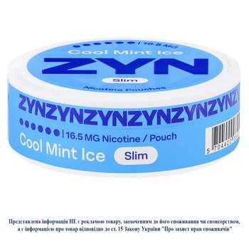 ZYN Cool Mint Ice Slim Nicotine Pouches 20pcs