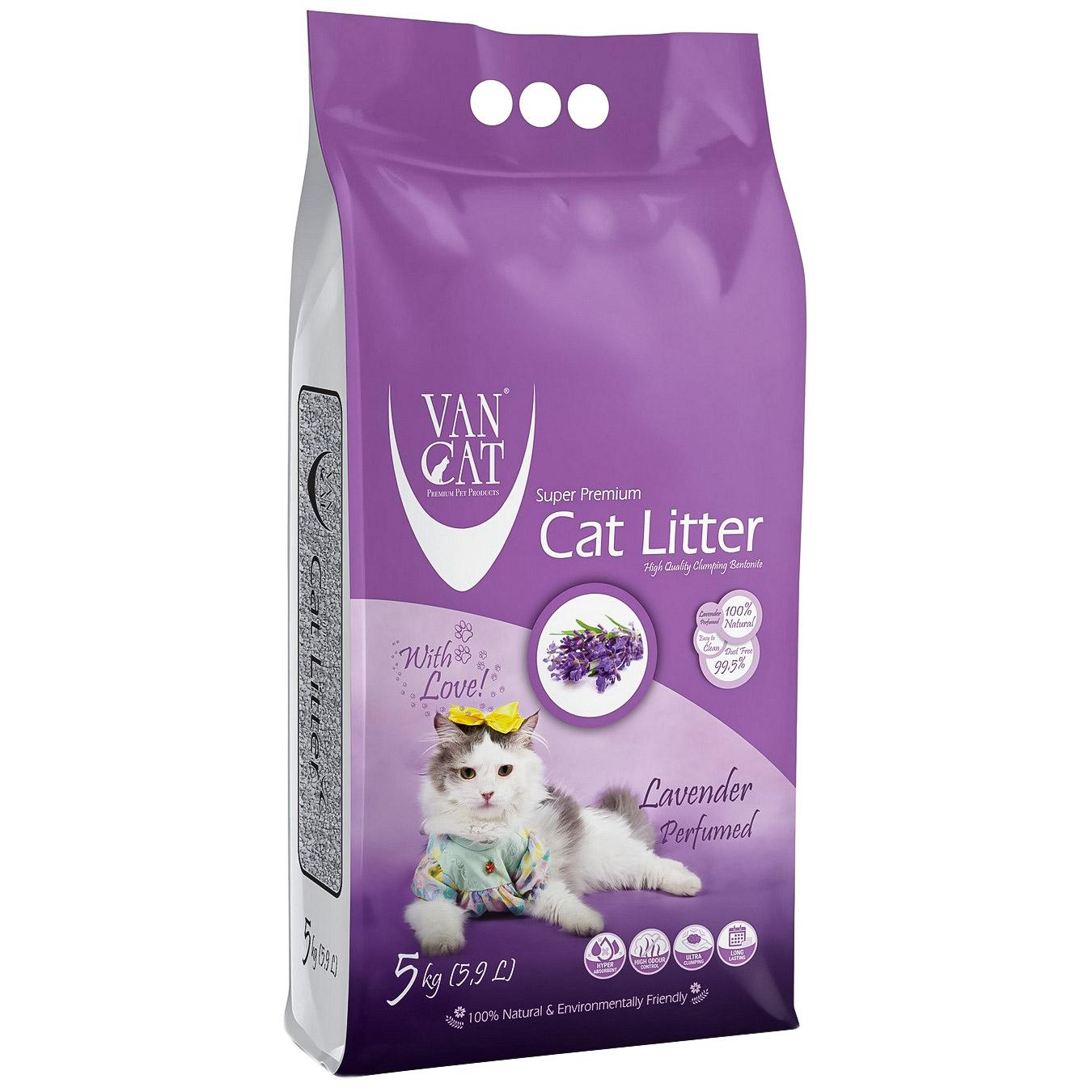 

Наполнитель Van Cat для кошачьего туалета бентонитовый 5кг