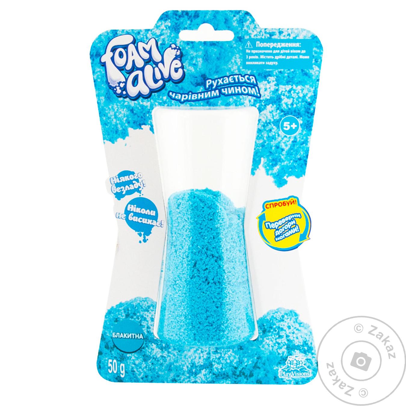 

Набор для творчества Foam Alive Воздушная пена 5902-2 голубая 50г