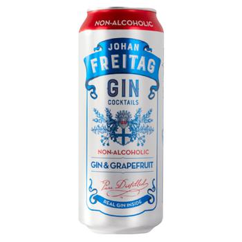 Напій безалкогольний Johan Frtitag Gin & Grapefruit 0,5л - купити, ціни на Auchan - фото 1