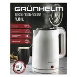 Grunhelm White Electric Kettle 1.8l 1500W EKS-1864SW