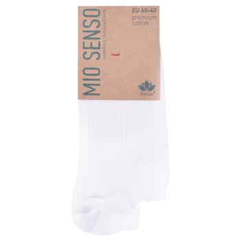 Mio Senso Ultra Short Men's Socks s.40-42 White - buy, prices for COSMOS - photo 1