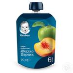 Gerber for children peach-apple puree 90g