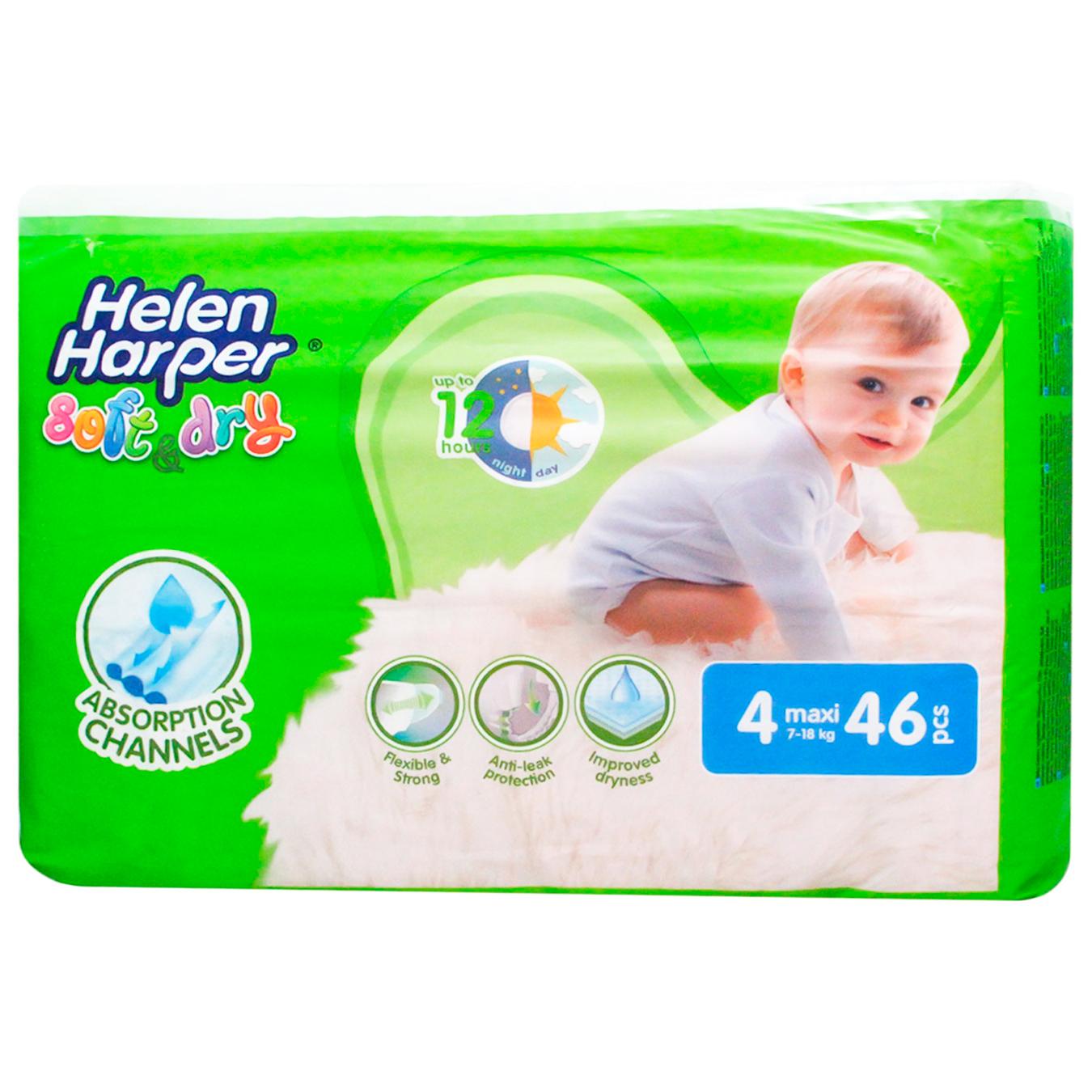 

Подгузники Helen Harper Soft&Dry Maxi 4 7-18кг 46шт