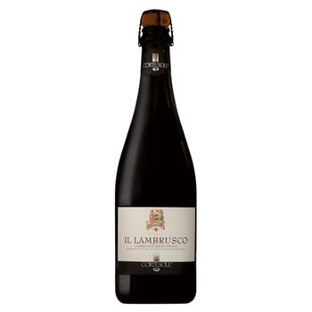 Cortesole Mantovano DOC Red Dry Sparkling Wine 10.5% 0.75l - buy, prices for NOVUS - photo 1