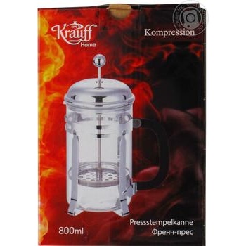 French-press Krauff 800ml - buy, prices for MegaMarket - photo 2