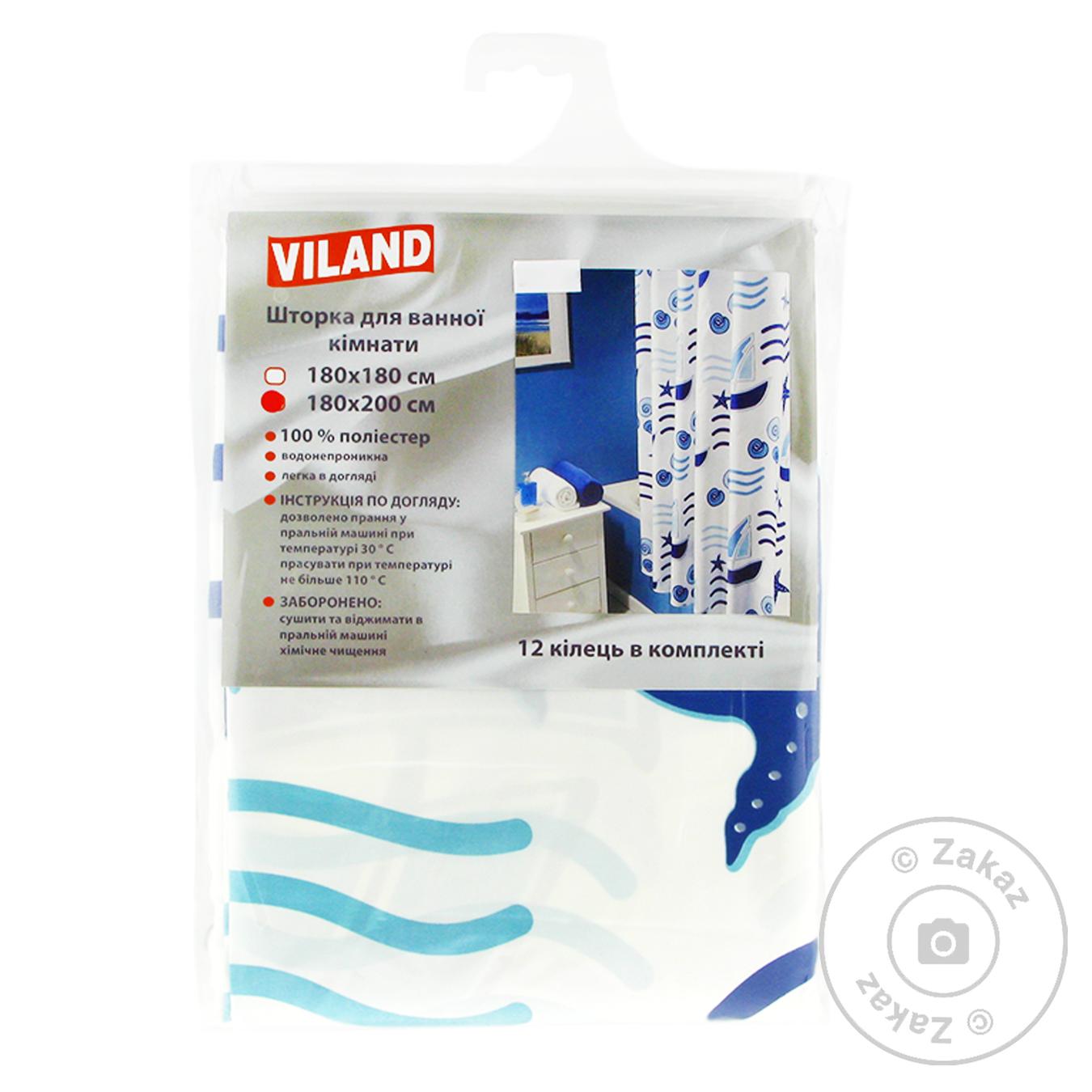 

Шторка д/ванної кімнати Морська 180*200 cм арт. KM10096