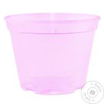 Aleana Transparent Drainage Pink Flowerpot 18х13.5cm