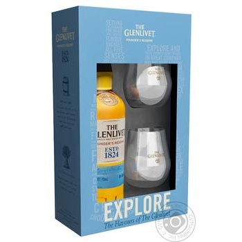 Whiskey Glenlivet single malt 40% 700ml in a box Scotland England - buy, prices for MegaMarket - photo 1
