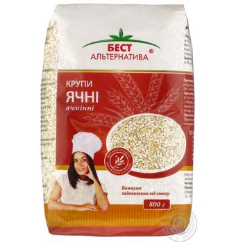 Best Alternativa Barley Groats 800g - buy, prices for ULTRAMARKET - photo 1