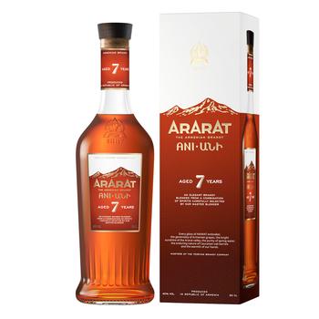 Ararat Ani 7 Years Armenian Cognac 40% 0.5l in Box - buy, prices for COSMOS - photo 1