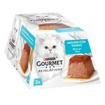 Gourmet Revelations Mousse with Tuna and Gravy Wet Food for Adult Cats 57g x 2pcs