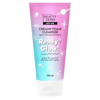 Крем-пінка для вмивання Beauty Derm Ready?Glow! 150мл - купити, ціни на Ідеал - фото 1