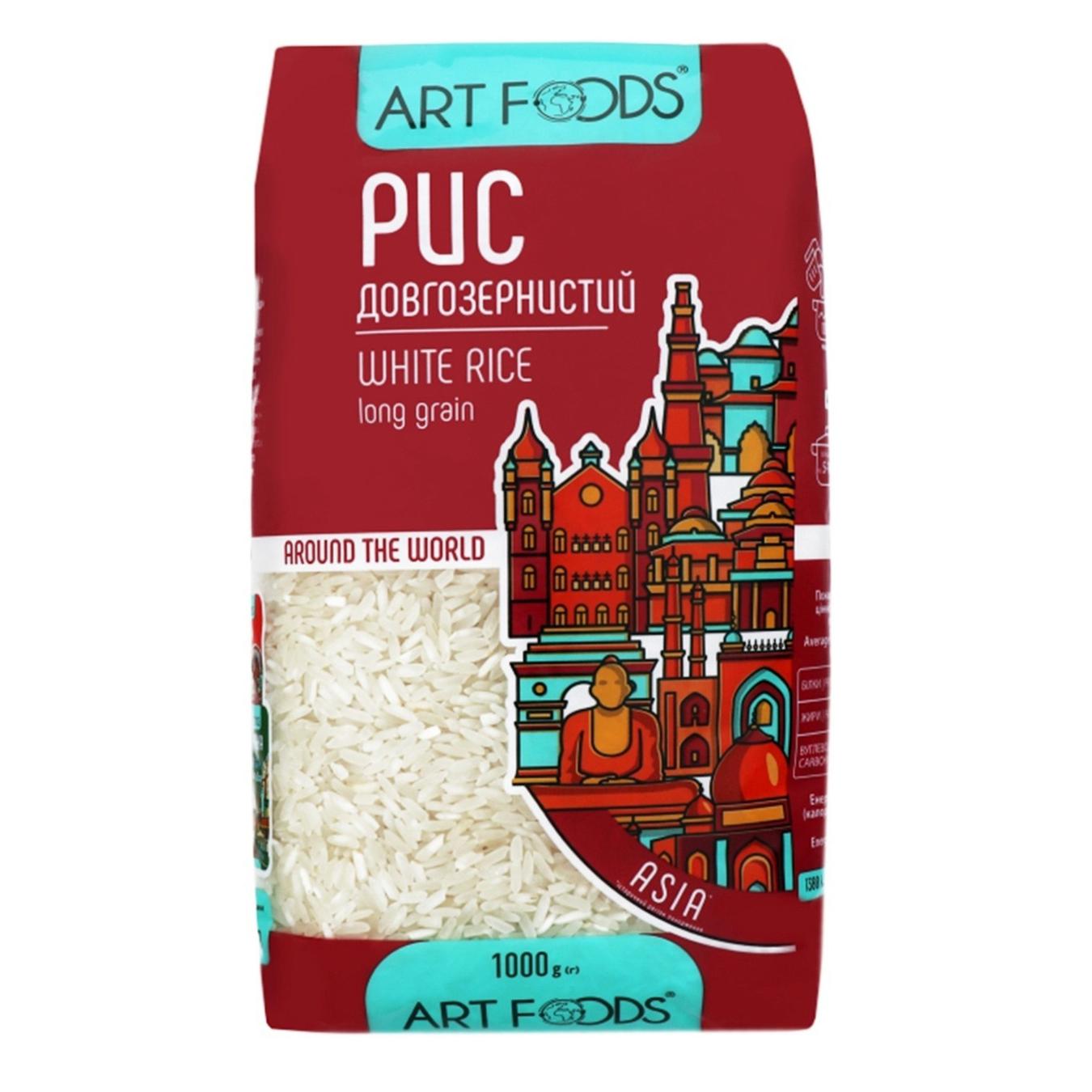 

Рис Art Foods длиннозерный шлифованный 1кг
