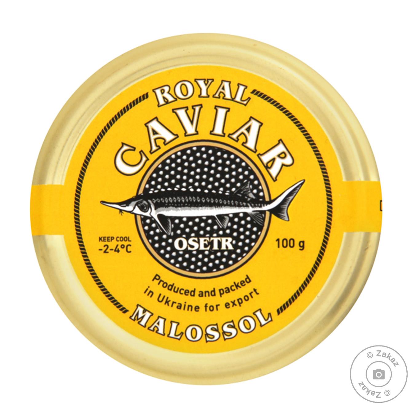 

Икра осетеровая Caviar Malossol черная 100г