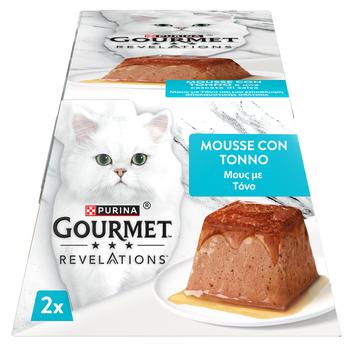 Gourmet Revelations Mousse with Tuna and Gravy Wet Food for Adult Cats 57g x 2pcs - buy, prices for MasterZoo - photo 2